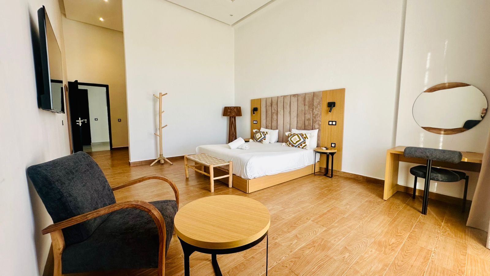 Suite avec tête de lit velours